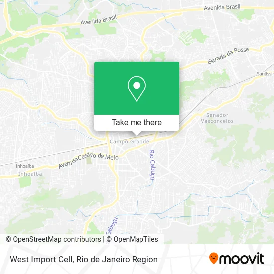 West Import Cell map
