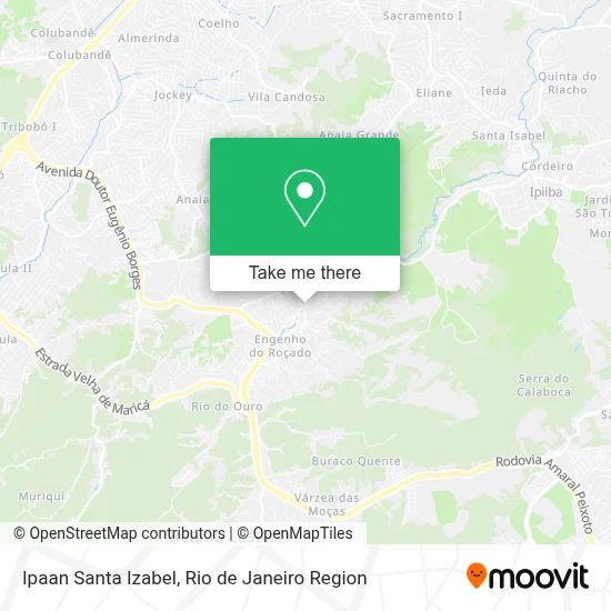 Ipaan Santa Izabel map