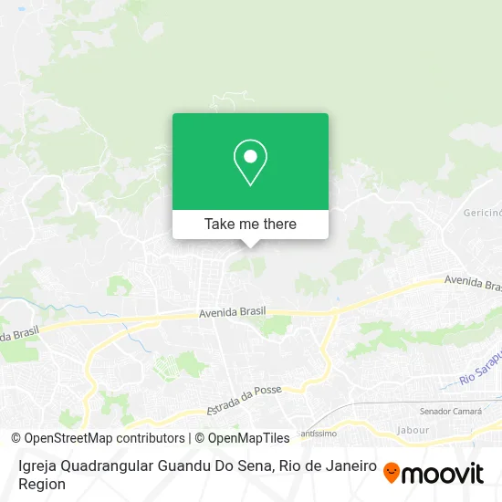 Igreja Quadrangular Guandu Do Sena map