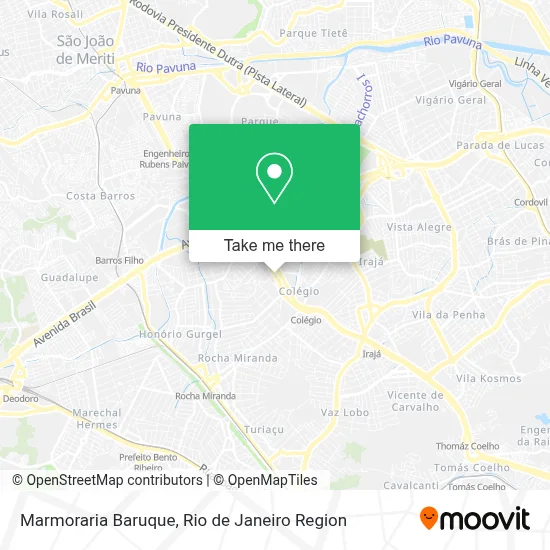 Marmoraria Baruque map