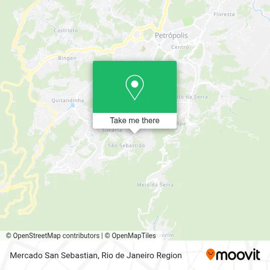 Mercado San Sebastian map