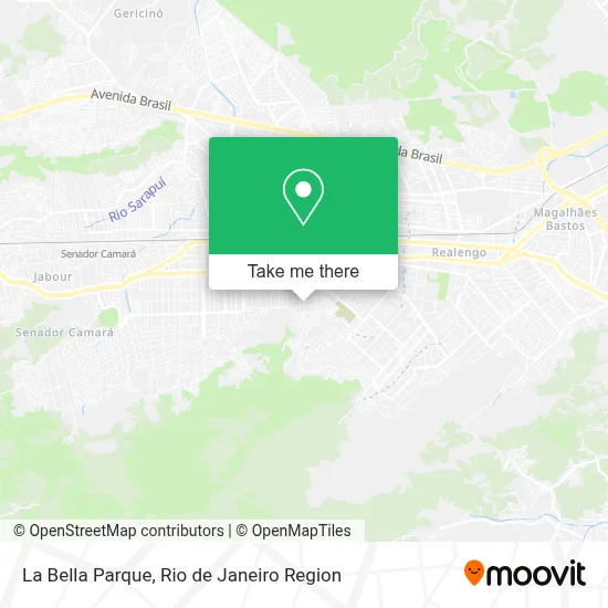 La Bella Parque map