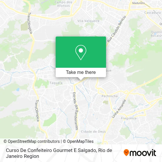 Curso De Confeiteiro Gourmet E Salgado map