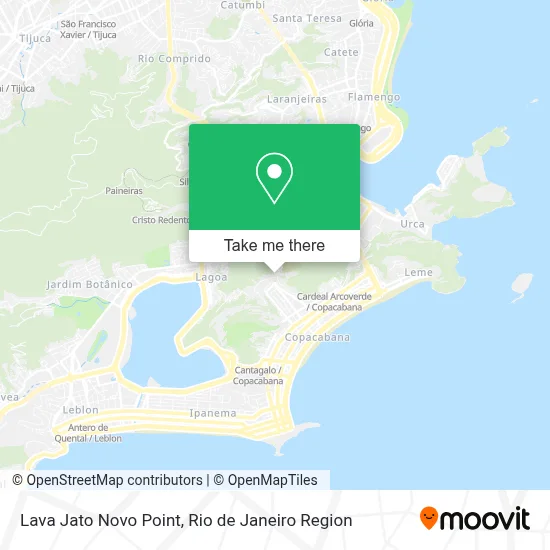 Lava Jato Novo Point map