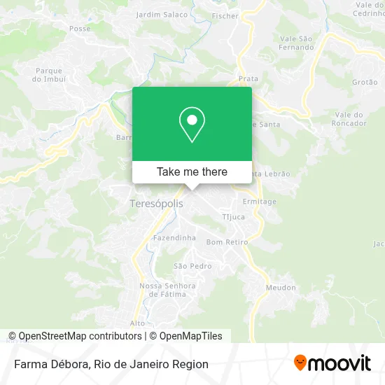 Farma Débora map