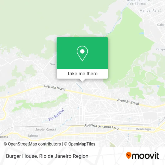 Burger House map