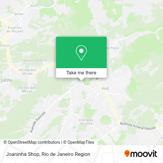 Joaninha Shop map