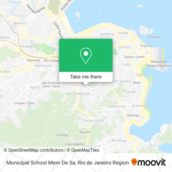 Municipal School Mem De Sa map