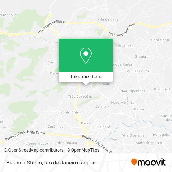 Belamin Studio map