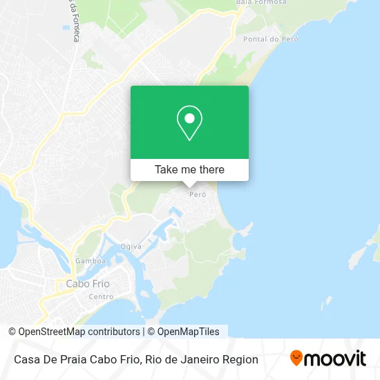 Casa De Praia Cabo Frio map