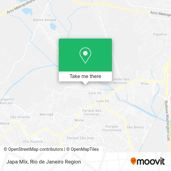 Japa Mix map