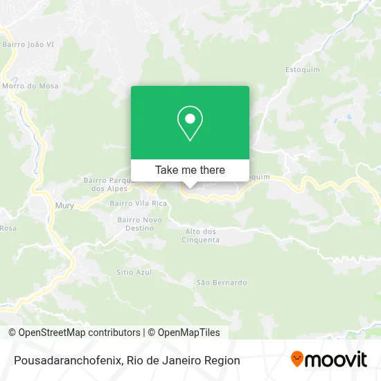 Pousadaranchofenix map