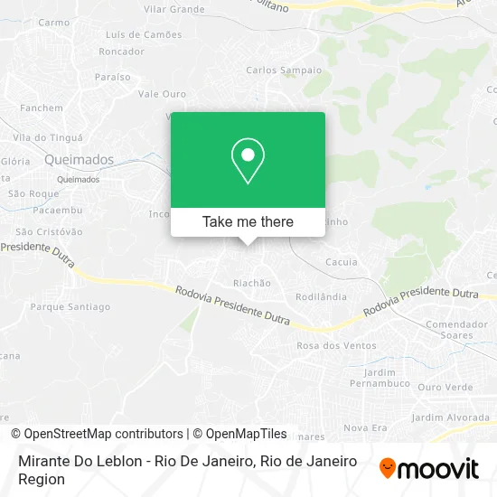 Mirante Do Leblon - Rio De Janeiro map