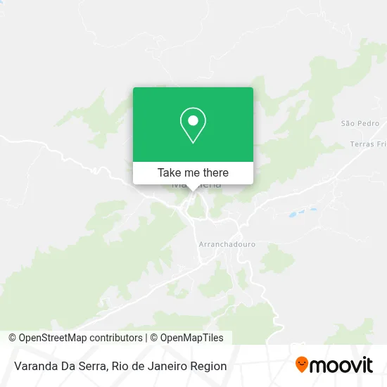Varanda Da Serra map