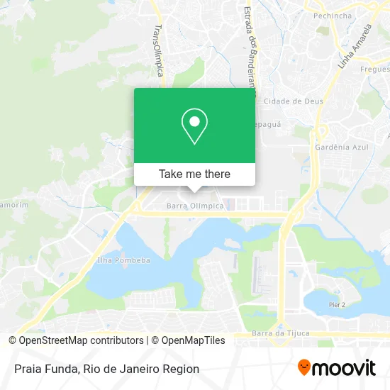Praia Funda map