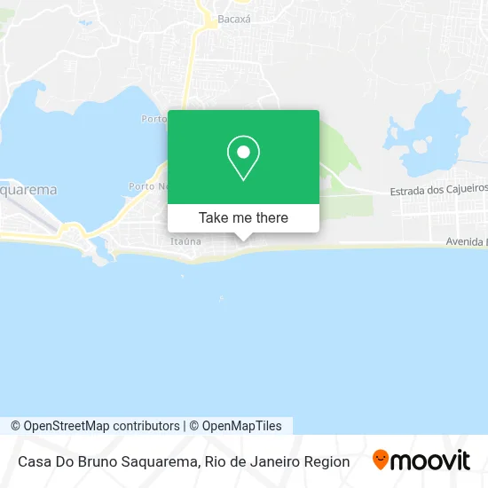 Casa Do Bruno Saquarema map