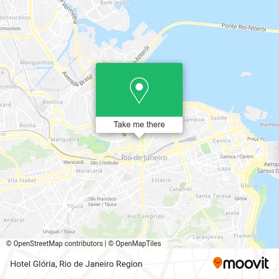 Hotel Glória map
