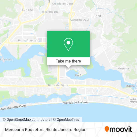Mercearia Roquefort map
