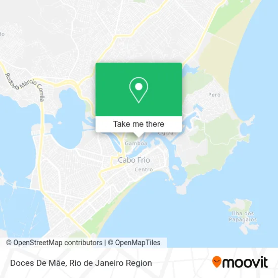 Doces De Mãe map
