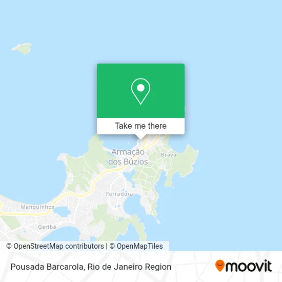 Pousada Barcarola map