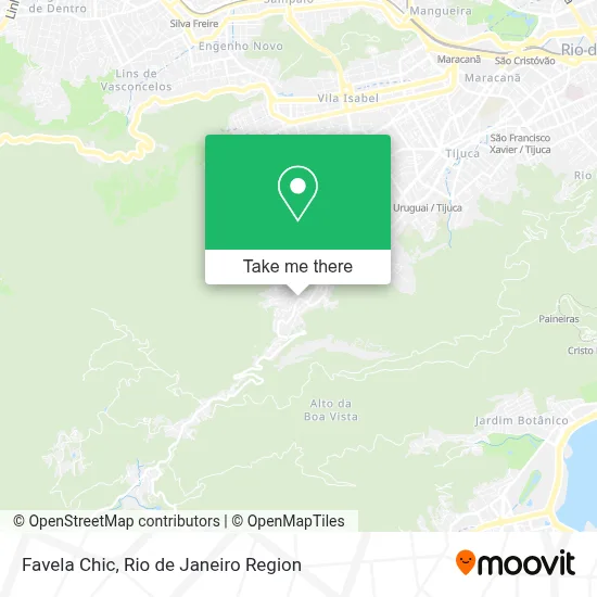 Favela Chic map
