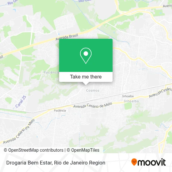 Drogaria Bem Estar map