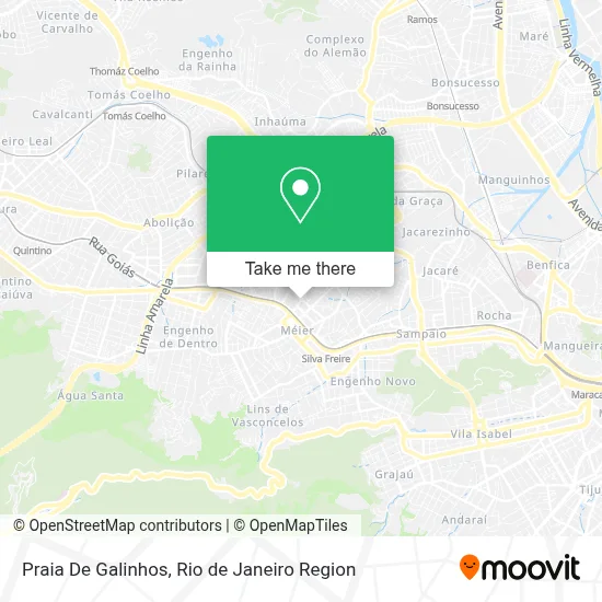 Praia De Galinhos map