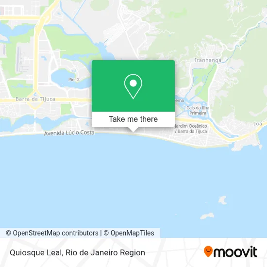Quiosque Leal map