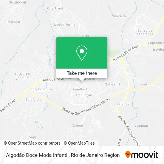 Algodão Doce Moda Infantil map