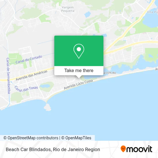 Beach Car Blindados map