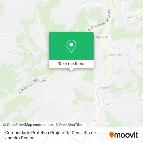 Comunidade Profetica Projeto De Deus map