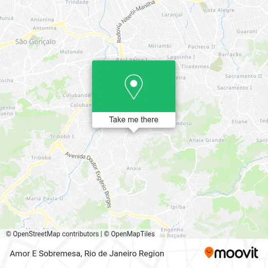 Amor E Sobremesa map