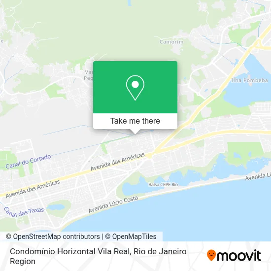 Condomínio Horizontal Vila Real map