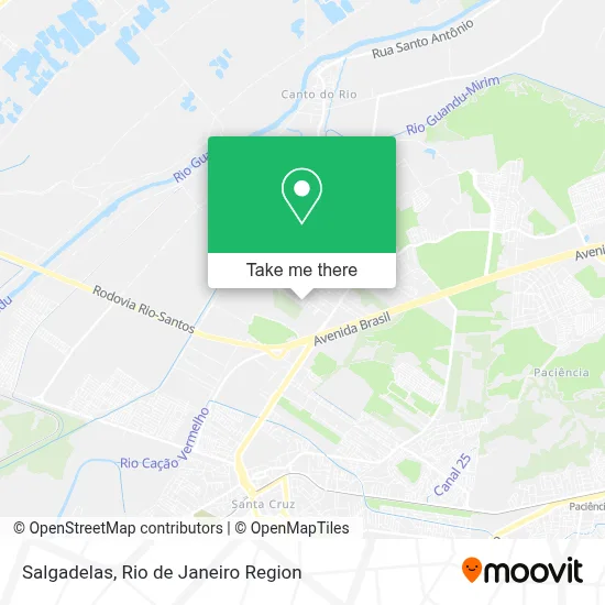 Salgadelas map