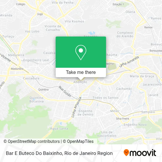 Bar E Buteco Do Baixinho map