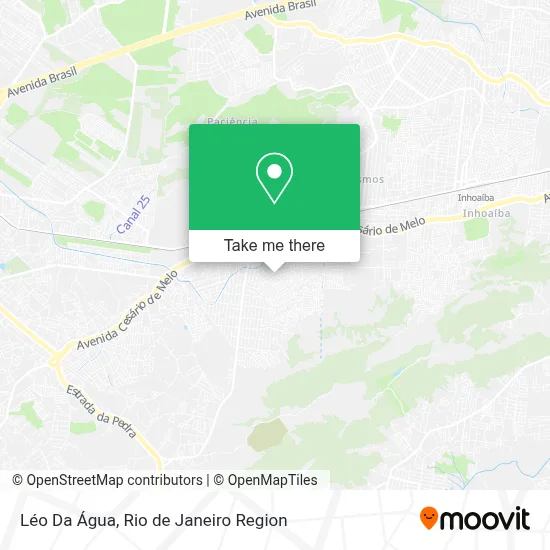 Léo Da Água map
