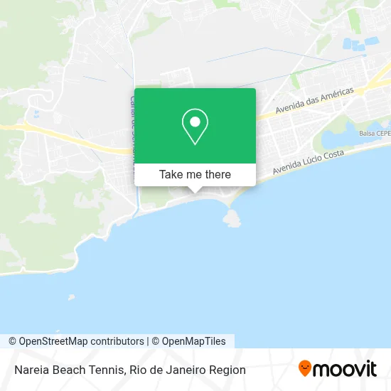Nareia Beach Tennis map