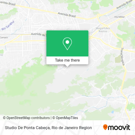 Studio De Ponta Cabeça map
