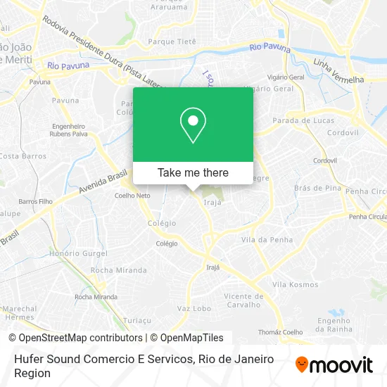 Hufer Sound Comercio E Servicos map