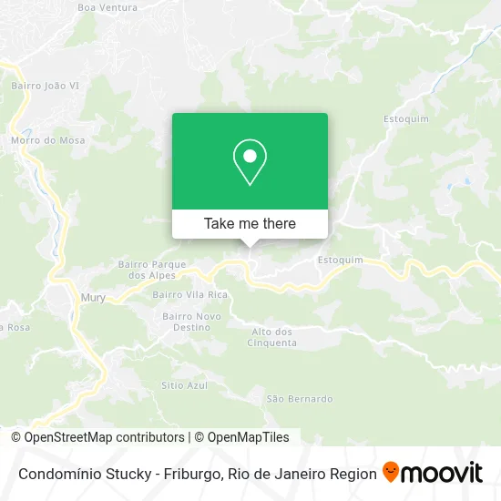Condomínio Stucky - Friburgo map