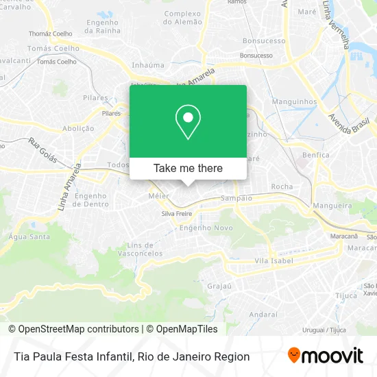 Tia Paula Festa Infantil map