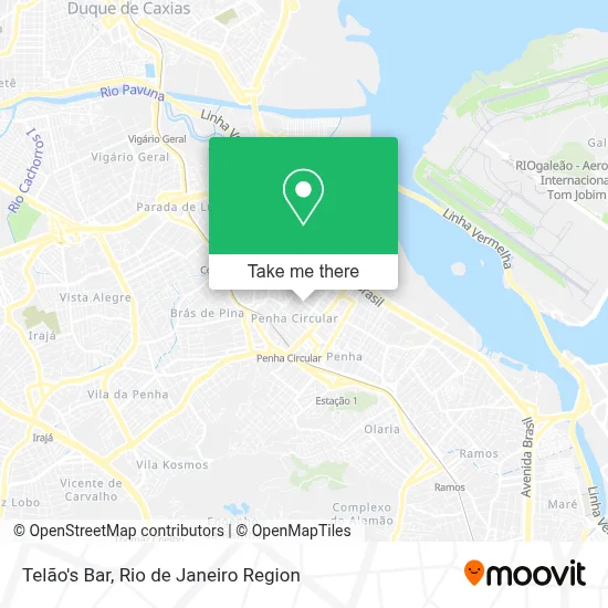 Telão's Bar map