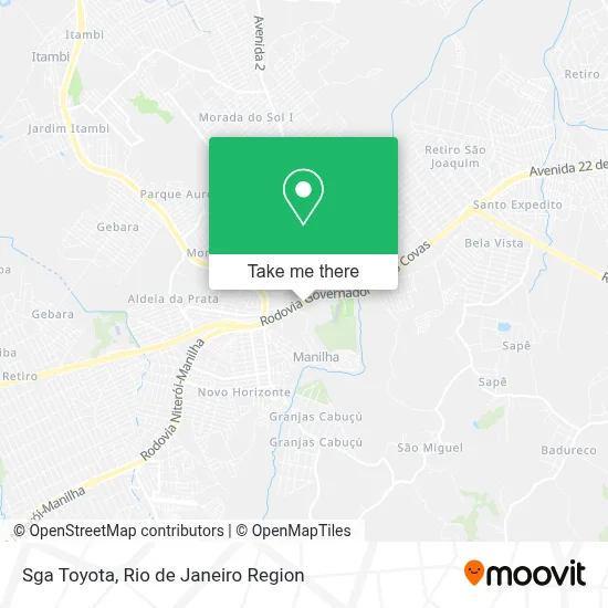 Sga Toyota map