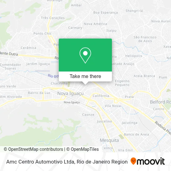Amc Centro Automotivo Ltda map