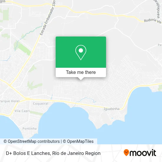 D+ Bolos E Lanches map