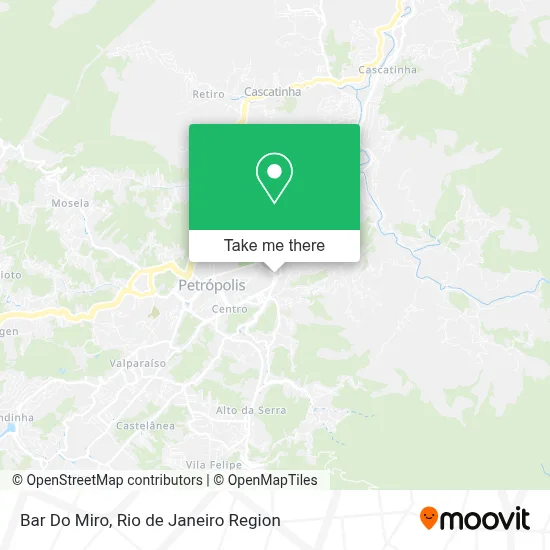 Bar Do Miro map
