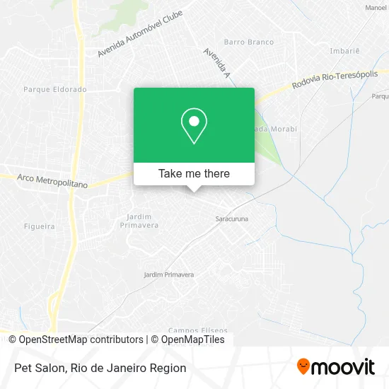 Pet Salon map