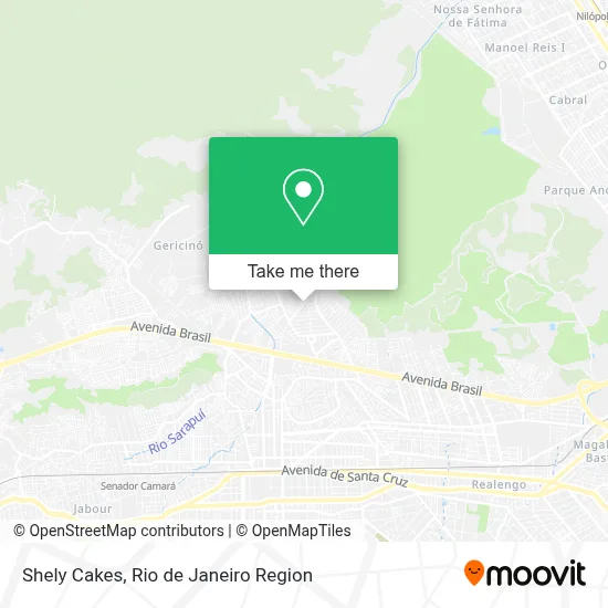 Shely Cakes map