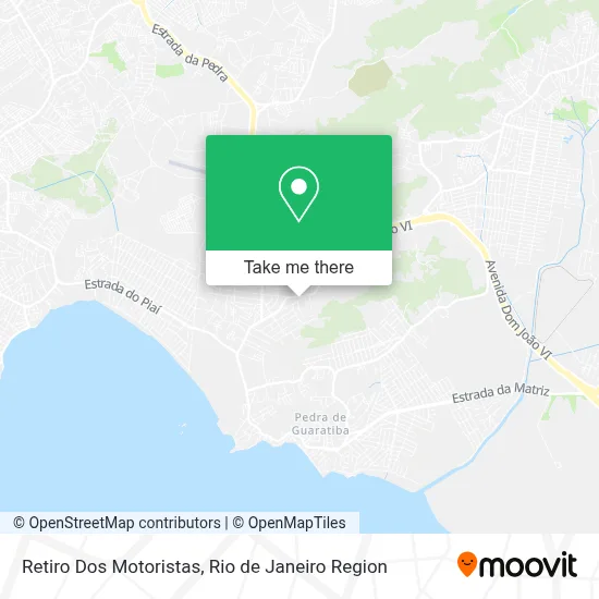 Retiro Dos Motoristas map