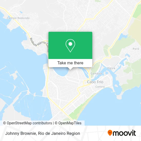Johnny Brownie map